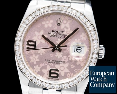 rolex 116244 pink floral.